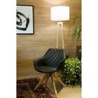 Poltrona Cíntia Giratória   Preto