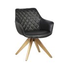 Poltrona Cíntia Giratória   Preto