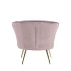 Poltrona Clarice - Rose - Dourado