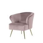 Poltrona Clarice - Rose - Dourado