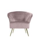 Poltrona Clarice - Rose - Dourado