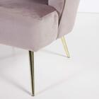 Poltrona Clarice - Rose - Dourado