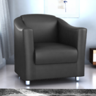 Poltrona Clássica Jales Sintetico Preto