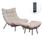 Poltrona Clássica Para Sala Quarto Atz Costela Massageadora C