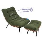 Poltrona Clássica Para Sala Quarto Atz Costela Massageadora C