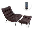 Poltrona Clássica Para Sala Quarto Atz Costela Massageadora C