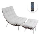 Poltrona Clássica Para Sala Quarto Atz Costela Massageadora C