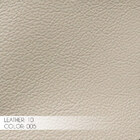 Poltrona Com Braço Couro Legítimo Safira Toro Bianco Leather