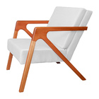 Poltrona Com Braço De Madeira Zoe Estilo Moderno Suede Escolh