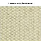 Poltrona Com Braço Évora Linho Palha Madeira Cedro Corda Náut