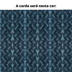 Poltrona Com Braço Luck Algodão Impermeável Azul E Branco Mad