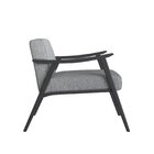 Poltrona Com Encosto Ravena Preto/cinza