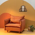 Poltrona Com Pé Madeira Sôma Cabecasa Madeiraoriginals Mocha