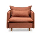 Poltrona Com Pé Madeira Sôma Cabecasa Madeiraoriginals Mocha