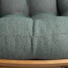 Poltrona Com Puff Costela – Verde