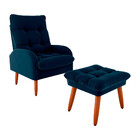 Poltrona Com Puff Matrix Nantes