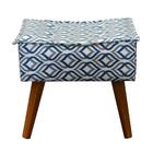 Poltrona Com Puff Opala Estampado Exclusivo