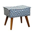 Poltrona Com Puff Opala Estampado Exclusivo