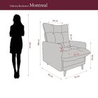 Poltrona Com Puff Para Sala De Estar Moderno Palha