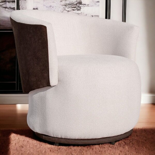 Poltrona Compose Boucle 78,5cm X 73cm X 73cm Beatriz Bege / C