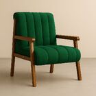 Poltrona Conceito Belga Bouclé Premium - Verde