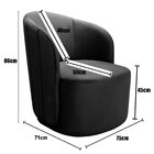 Poltrona Concha Stela Decoração Moderna Sala, Recepção, Escri