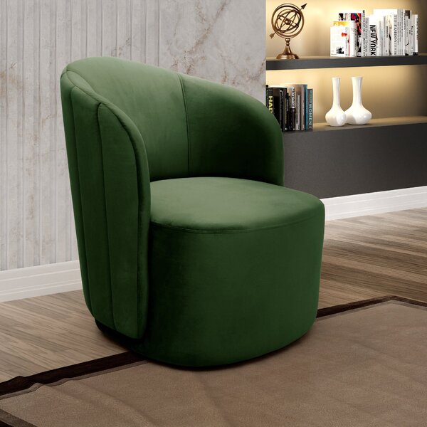 Poltrona Concha Stela Decoração Moderna Verde