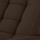 Poltrona Confortável Chocolate Suede Miles Shop Jm