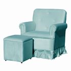 Poltrona Confortável Para Amamentação Balanço E Puff Clarice