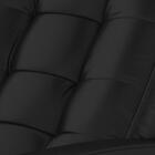 Poltrona Confortável Preto Corino Miles Shop Jm