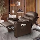 Poltrona Confortável Reclinável Corino Café Kelsi Shop Jm