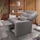 Poltrona Confortável Velveteen Cinza 334 Turquia Shop Jm