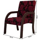 Poltrona Conjunto 2 Pcs  Veneza Nogueira/caqui - Viero Móveis