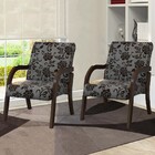 Poltrona Conjunto 2 Pcs Mariah Ameixa Cobre - Viero Móveis