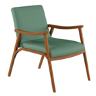 Poltrona Coriun Verde Sage - Tebarrot