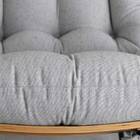 Poltrona Costela Algodão – Cinza