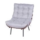 Poltrona Costela Cinza Com Puff - Or-cjcoci