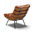 Poltrona Costela Corano Base Metálica Preto M11 - D'rossi - N