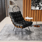 Poltrona Costela Corano Base Metálica Preto M11 - D'rossi - P