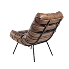 Poltrona Costela Couro Platinum Decor Mel