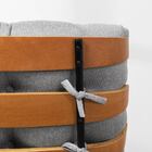 Poltrona Costela Encosto Alto - Cinza