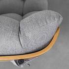 Poltrona Costela Encosto Alto - Cinza