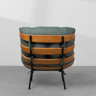 Poltrona Costela Linho - Verde Musgo