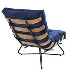 Poltrona Costela Madeira X Pés Cruzados Sala Quarto Recepção