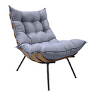 Poltrona Costela - Moveis Roperi - Algodão Cinza