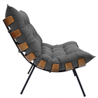 Poltrona Costela - Moveis Roperi - Linho Grafite