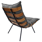 Poltrona Costela - Moveis Roperi - Linho Grafite