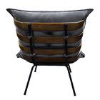 Poltrona Costela - Moveis Roperi - Veludo Grafite