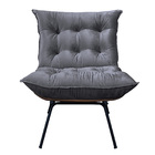 Poltrona Costela - Moveis Roperi - Veludo Grafite