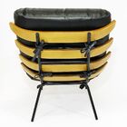 Poltrona Costela Preta Com Puff - Poltronas Do Sul